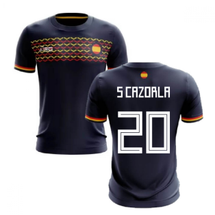 2023-2024 Spain Away Concept Football Shirt (S Cazorla 20)