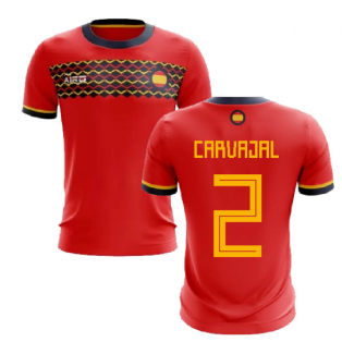 2020-2021 Spain Home Concept Football Shirt (Carvajal 2)