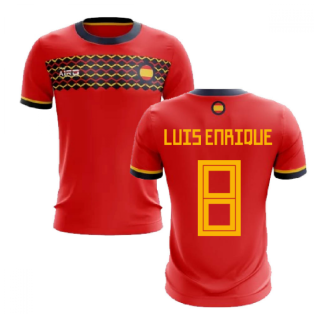 2020-2021 Spain Home Concept Football Shirt (Luis Enrique 8)
