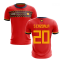 2023-2024 Spain Home Concept Football Shirt (S Cazorla 20)
