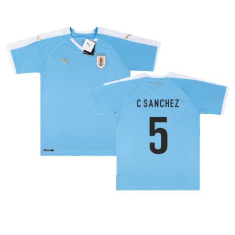 2019-2020 Uruguay Home Jersey (C Sanchez 5)