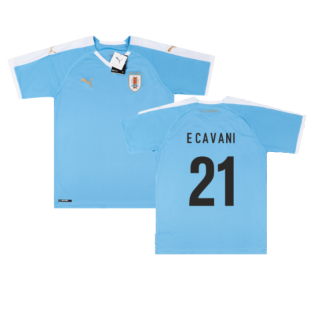 2019-2020 Uruguay Home Jersey (E Cavani 21)