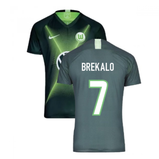 2019-2020 VFL Wolfsburg Home Nike Football Shirt (BREKALO 7)