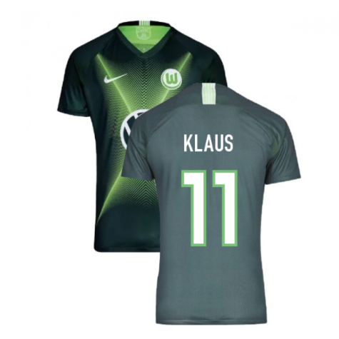 2019-2020 VFL Wolfsburg Home Nike Football Shirt (KLAUS 11)