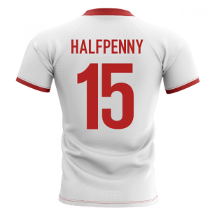 2023-2024 Wales Flag Concept Rugby Shirt (Halfpenny 15)