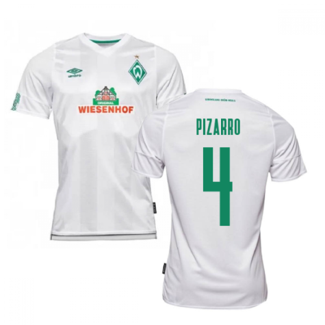 2019-2020 Werder Bremen Away Football Shirt (PIZARRO 4)