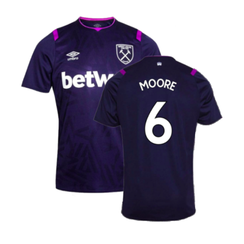 2019-2020 West Ham Third Shirt (MOORE 6)