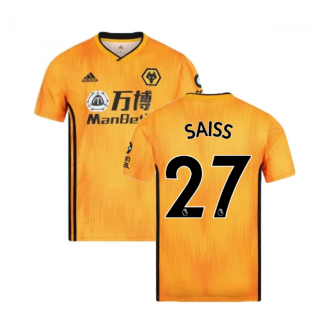 2019-2020 Wolves Home Football Shirt (SAISS 27)