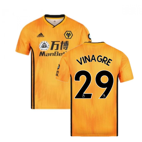 2019-2020 Wolves Home Football Shirt (VINAGRE 29)