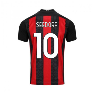 2020-2021 AC Milan Puma Home Football Shirt (SEEDORF 10)