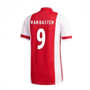 2020-2021 Ajax Adidas Home Football Shirt (VAN BASTEN 9)
