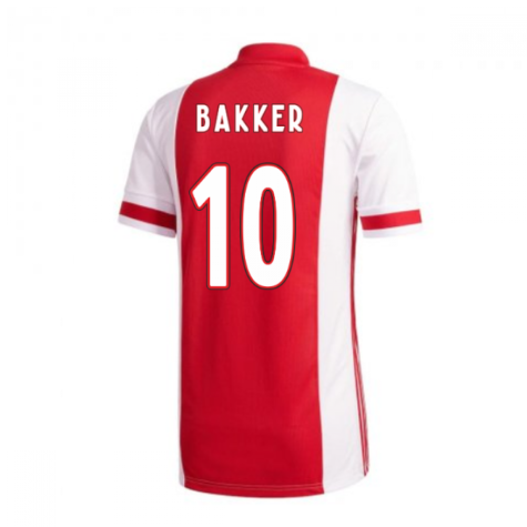 2020-2021 Ajax Adidas Home Shirt (Kids) (Bakker 10)