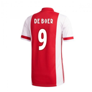 2020-2021 Ajax Adidas Home Shirt (Kids) (DE BOER 9)