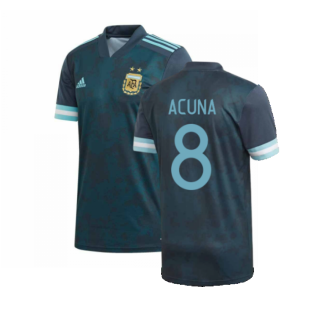 Argentina Champions Three Stars Marcos Acuña 8 Men Home Jersey