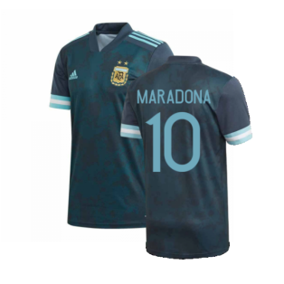 2020-2021 Argentina Away Shirt (Kids) (MARADONA 10)