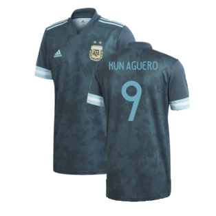 2020-2021 Argentina Away Shirt (KUN AGUERO 9)