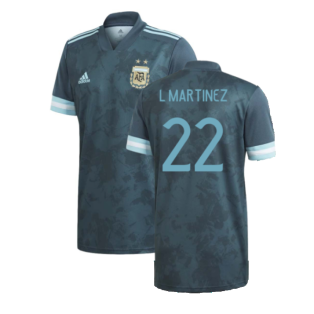 2020-2021 Argentina Away Shirt (L MARTINEZ 22)