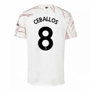 2020-2021 Arsenal Adidas Away Football Shirt (Kids) (CEBALLOS 8)