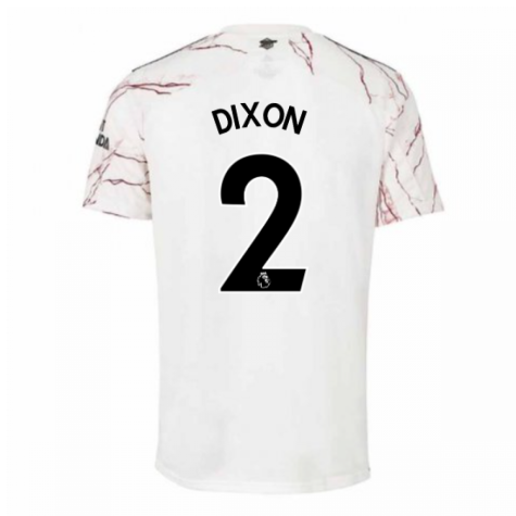 2020-2021 Arsenal Adidas Away Football Shirt (Kids) (DIXON 2)