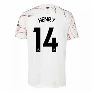 2020-2021 Arsenal Adidas Away Football Shirt (Kids) (HENRY 14)