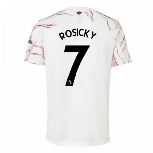 2020-2021 Arsenal Adidas Away Football Shirt (Kids) (ROSICKY 7)