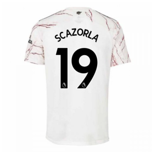 2020-2021 Arsenal Adidas Away Football Shirt (Kids) (S.CAZORLA 19)