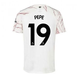 2020-2021 Arsenal Adidas Away Football Shirt (PEPE 19)