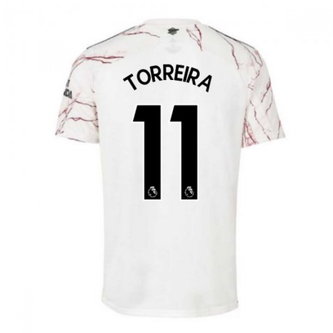2020-2021 Arsenal Adidas Away Football Shirt (TORREIRA 11)