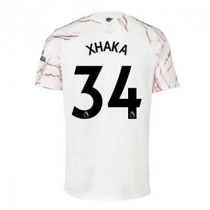 2020-2021 Arsenal Adidas Away Football Shirt (XHAKA 34)
