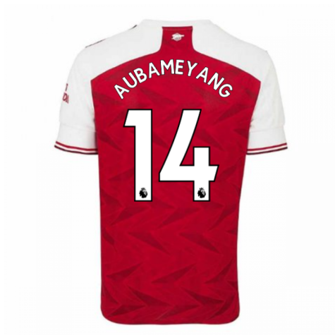 2020-2021 Arsenal Adidas Home Football Shirt (Kids) (AUBAMEYANG 14)