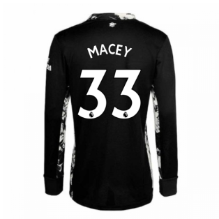 2020-2021 Arsenal Adidas Home Goalkeeper Shirt (Kids) (MACEY 33)
