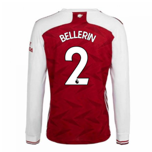 2020-2021 Arsenal Adidas Home Long Sleeve Shirt (BELLERIN 2)