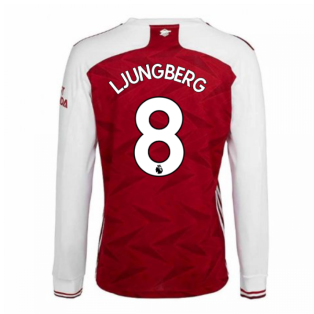 2020-2021 Arsenal Adidas Home Long Sleeve Shirt (LJUNGBERG 8)