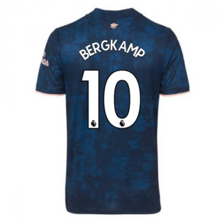 2020-2021 Arsenal Adidas Third Football Shirt (BERGKAMP 10)