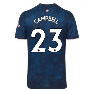 2020-2021 Arsenal Adidas Third Football Shirt (CAMPBELL 23)