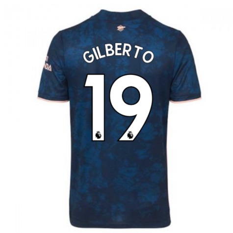 2020-2021 Arsenal Adidas Third Football Shirt (Kids) (GILBERTO 19)