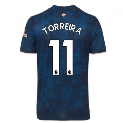 2020-2021 Arsenal Adidas Third Football Shirt (Kids) (TORREIRA 11)