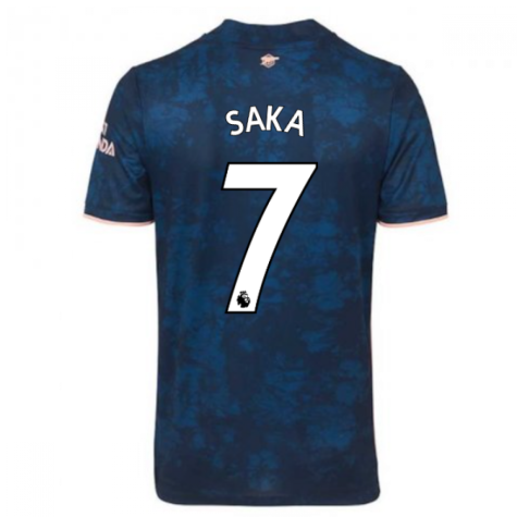 2020-2021 Arsenal Adidas Third Football Shirt (SAKA 7)