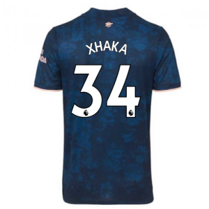 2020-2021 Arsenal Adidas Third Football Shirt (XHAKA 34)