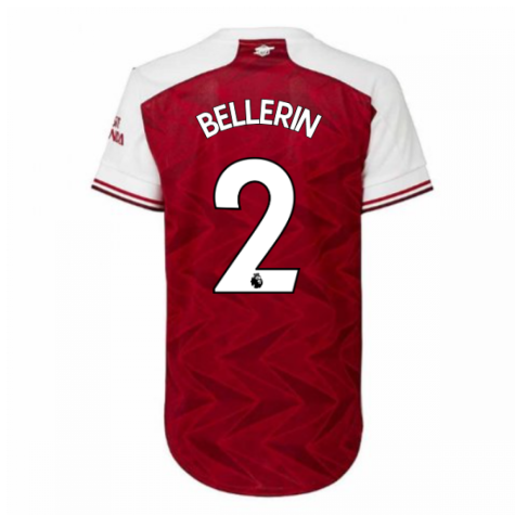 2020-2021 Arsenal Adidas Womens Home Shirt (BELLERIN 2)