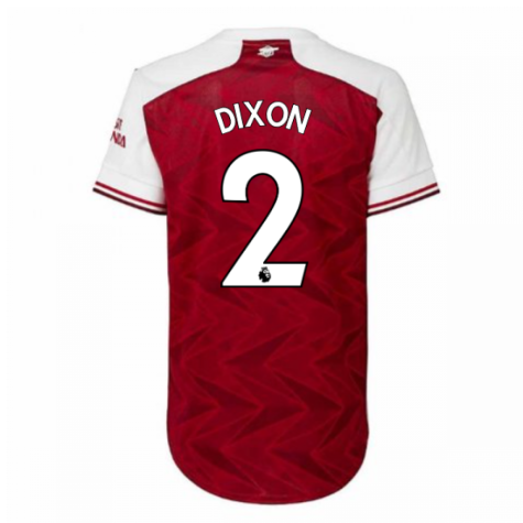 2020-2021 Arsenal Adidas Womens Home Shirt (DIXON 2)