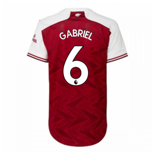 2020-2021 Arsenal Adidas Womens Home Shirt (Gabriel 6)