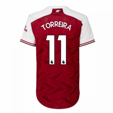 2020-2021 Arsenal Adidas Womens Home Shirt (TORREIRA 11)
