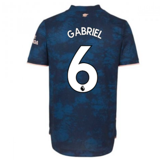 2020-2021 Arsenal Authentic Third Shirt (Gabriel 6)