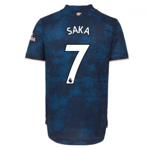 2020-2021 Arsenal Authentic Third Shirt (SAKA 7)