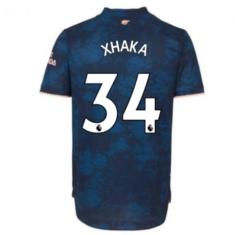 2020-2021 Arsenal Authentic Third Shirt (XHAKA 34)