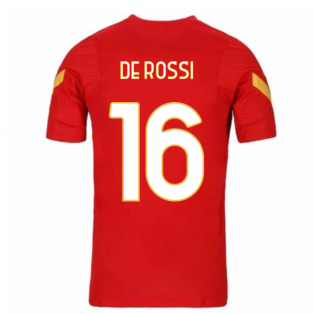 2020-2021 AS Roma Nike Training Shirt (Red) (DE ROSSI 16)