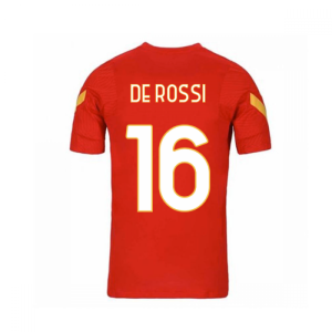 2020-2021 AS Roma Nike Training Shirt (Red) - Kids (DE ROSSI 16)