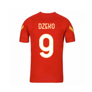 2020-2021 AS Roma Nike Training Shirt (Red) - Kids (DZEKO 9)