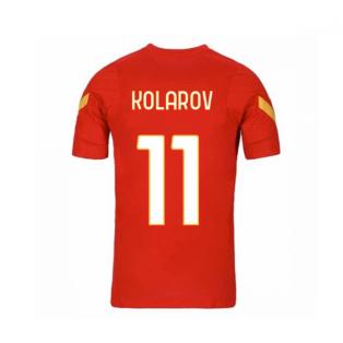 2020-2021 AS Roma Nike Training Shirt (Red) - Kids (KOLAROV 11)